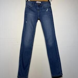 Abercrombie Kids Super Skinny 11/12 Denim Blue Jeans - W24 x L27